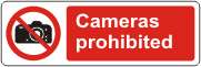Cameras prohibited