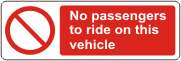 No passengers to ride on this vehicle