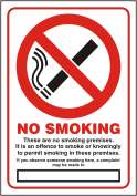 No smoking etc,