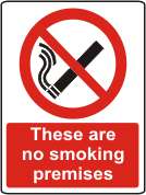 These are no smoking premises