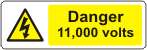 Danger 11,000 volts