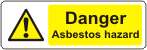 Danger Asbestos hazard