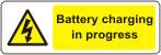 Battery charging in progress