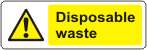 Disposable waste