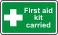 First aid kit carried