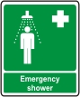 Symbol Emergency shower