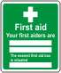 Symbol First aid telephone