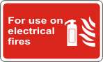 For use on electrical fires