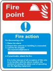 Fire point, Fire action advice to guests
