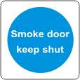 Smoke door keep shut