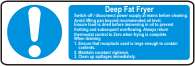 Deep fat fryer instructions
