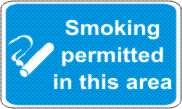 Smoking permitted in this area