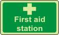 First aid station