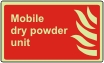 Mobile dry powder unit