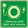 Lifebuoy with Light and Smoke