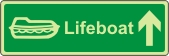 Lifeboat symbol, Lifeboat, arrowup