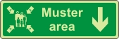 Symbol  Muster point, arrow down
