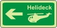 Helicopter symbol, arrow left