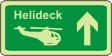 Helicopter symbol, arrow up