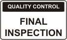 Final Inspection