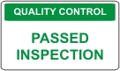 Passed Inspection