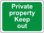 Private property keep out