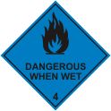 Dangerous when wet 4